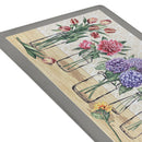 6 of 6:Tapis de cuisine décoratif anti-fatigue Boho Garden Bloom, 18 x 30 pouces 