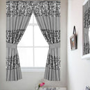 9 of 9:Sinatra Complete Bath Ensemble Decor Set, Silver, All Sold Separately 