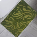 19 of 23:Manchester Scroll Design Non-Slip Soft Bath Rug, 18x30 Inches 