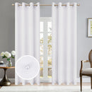 7 of 7:Pearl Design Sheer Grommet Window Panel, 54x84 Inches 