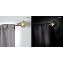 12 of 18:Innovative Decorative Room Darkening Wrap Around Curtain Rod and Finial, Bailey 