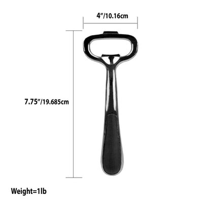 4 of 4:Home Basics Nova Collection Zinc Bottle Opener, Silver 