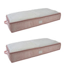 1 of 2:Simplify 2 Pack Under the Bed Storage Bag in Blush 