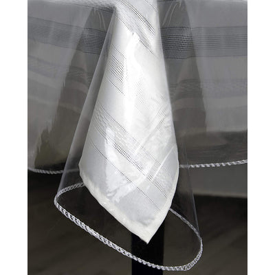 1 of 20:Broder Vinyl Plastic Tablecloth Protector, Crystal Clear 