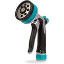 1 of 5:Gilmour Swivel Connect Watering Nozzel, Front Trigger, Black-Aqua 