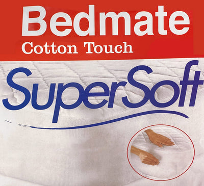 2 of 4:Bedmate Super Soft Cotton Touch Padded Mattress Cover, Fits 15 Inches Deep 