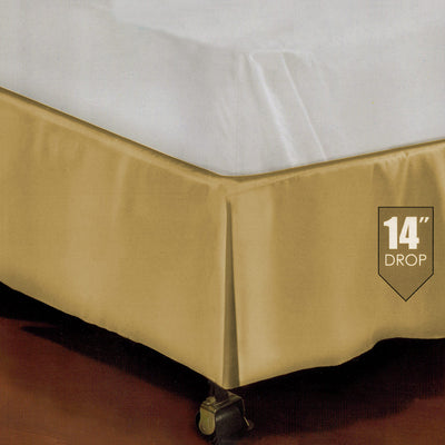 2 of 3:Falda de cama Kennedy Tailored Platform Top, caqui 