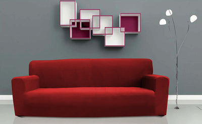 1 of 6:Rive Gauche Provence Stretch Slip Cover, Burgundy 