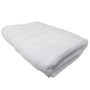 1 of 1:Feather And Stitch Zero Twist Bath Sheet, 30x58 Inches, White 
