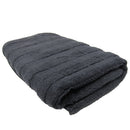 1 of 1:Feather and Stitch Zero Twist - Toalla de baño, 30 x 58 pulgadas, grafito 