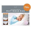 3 of 5:Home Details Antibacterial Easy-Fit Mattress Pad, Fits 15 Inches Deep, White 