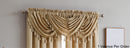 2 of 3:Kathryn Jacquard Leaf Design Window Panel And Valance Treatments, Gold 