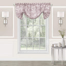 3 of 4:Charlotte Floral Design Panel de ventana con bolsillo para barra y tratamientos de cenefa, rubor 