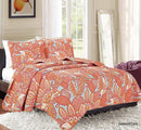 1 of 3:Chelsea Damask Design 3-piece Quilted Coverlet Set, Samaritan, Pink 