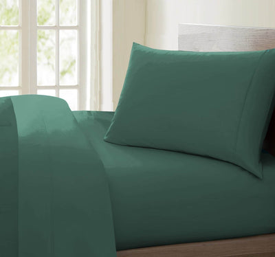 2 of 2:Allessia Wrinkle Free Super Soft Sheet Set, Teal 