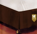 1 of 1:Falda de cama Kennedy Tailored Platform Top, Chocolate 
