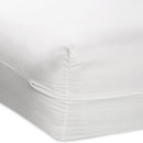1 of 1:Better Home Zippered Fabric Mattress Cover - White 
