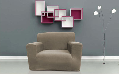 2 of 7:Housse extensible Rive Gauche Provence, beige 