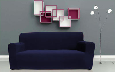 3 of 7:Funda elástica Rive Gauche Provence, azul marino 