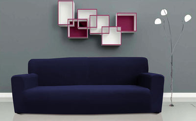 1 of 7:Funda elástica Rive Gauche Provence, azul marino 
