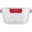 2 of 3:Rubbermaid Easy Find Lids 14-Cup Food Storage Container, Clear with Red Tabs 