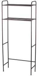 1 of 3:Home Basics 2 Shelf Bathroom Space Saver, Bronze 