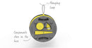 3 of 3:Arrosoir pliable 2 en 1 ColourWave, 7 litres, jaune soleil 