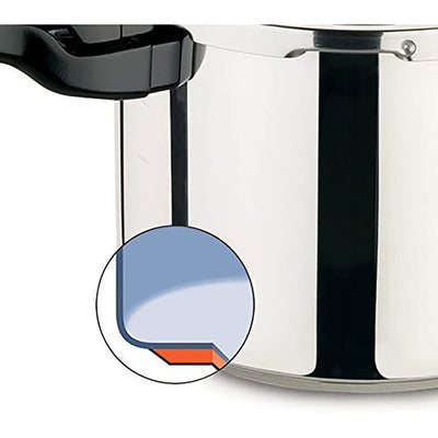 4 of 5:Presto 01362 6-Quart Stainless Steel Pressure Cooker 