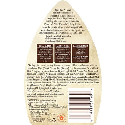 3 of 4:Lotion corporelle au karité brut Palmer's Shea Formula, flacon pompe, 13,5 onces 