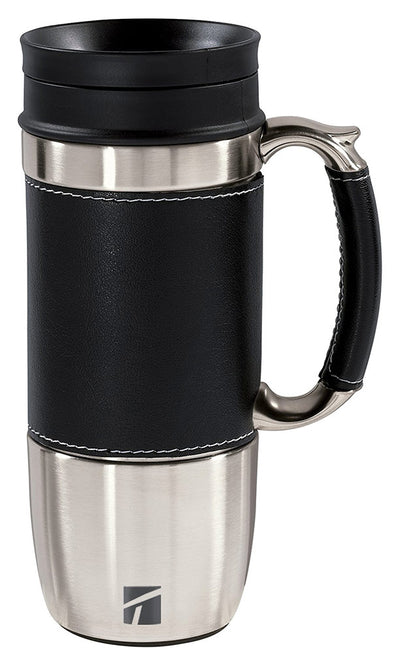 1 of 1:Tasse de voyage Trudeau Board Room, 16 onces, noire 