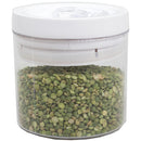 1 of 6:Home Basics Twist N’ Lock Round Food Storage Canister, Clear, .9 Liters 