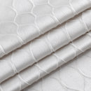 6 of 6:Mackenna Ogee Jacquard Grommet Window Panel, Neutral, 52x84 Inches 