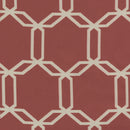 6 of 7:Prelude Trellis Reversible Blackout Window Panel, Marsala-White, 50x84 Inches 