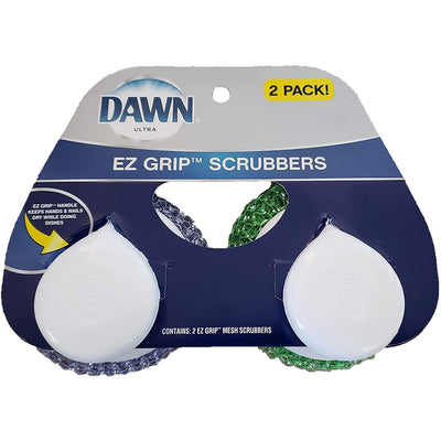 1 of 3:Dawn EZ Grip Mesh Scrubbers, 2 Pack, Assorted Colors 