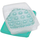 2 of 2:Rubbermaid Devilled Egg Keeper Holder, azul, 20 huevos 