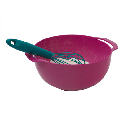 4 of 6:Home Basics Juego de preparación de cocina de plástico de 10 piezas, multicolor 