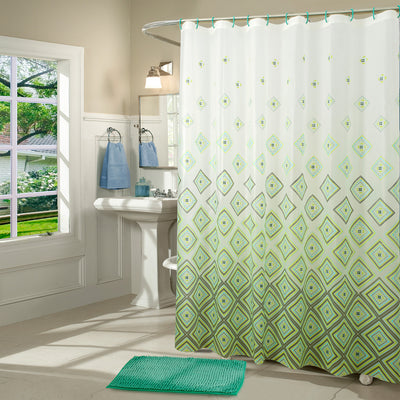 1 of 1:Heritage Mallory Juego de baño de 14 piezas, verde, 71 x 71 pulgadas 