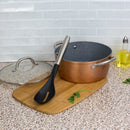 6 of 10:Home Basics Mesa Scratch-Resistant Nylon Slotted Spoon with Stainless-Steel, 13 Inches 