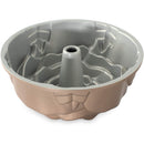 5 of 7:Nordic Ware Platinum Rose Cast Aluminum Bundt Pan, 10 Cup, Copper 