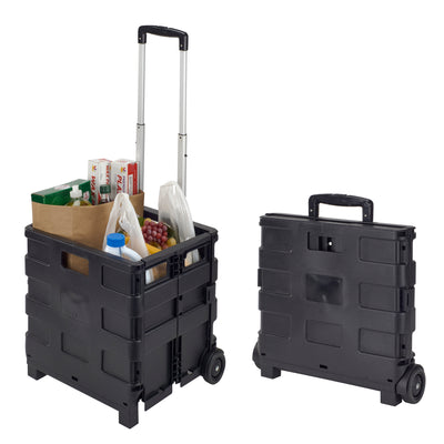 1 of 4:Simplify Tote & Go Collapsible Utility Cart, Black 