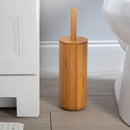 3 of 4:Bath Bliss Rounded Bamboo Toilet Bowl Brush 