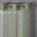 2 of 7:Sheffield 2-Pack Solid Sheer Grommet Window Panel, Sage, 76x84 Inches 