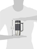 3 of 3:Trudeau Maison Boardroom II Travel Mug, 16 Ounces, Stainless Steel-Grey 