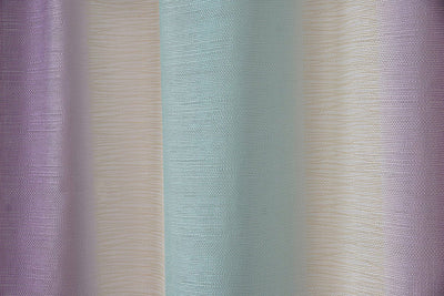 6 of 6:Spectrum Textured Sheer Rod Pocket Panel, Lilac Turquoise, 50x84 Inches 