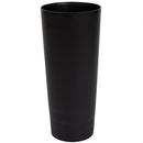 4 of 7:Home Basics Plastic Tapered Toilet Brush And Holder, Black, 4x15 Inches 