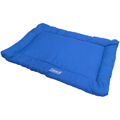 1 of 2:Coleman Large Dog Bed for Travel, Roll Up Foldable Packable Pet Mat Travel Beds, Blue 