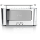 7 of 8:Russell Hobbs Tostadora de ranura larga con acento de vidrio para 2 rebanadas, acero inoxidable 