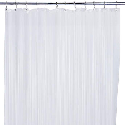 4 of 6:Bath Bliss Sanitized Peva Shower Liner in Super Clear 
