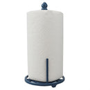 3 of 10:Porte-essuie-tout en fonte Home Basics Iris, bleu ardoise 
