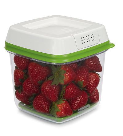 4 of 5:Contenant alimentaire Rubbermaid FreshWorks Produce Saver, moyen, 6,3 tasses 